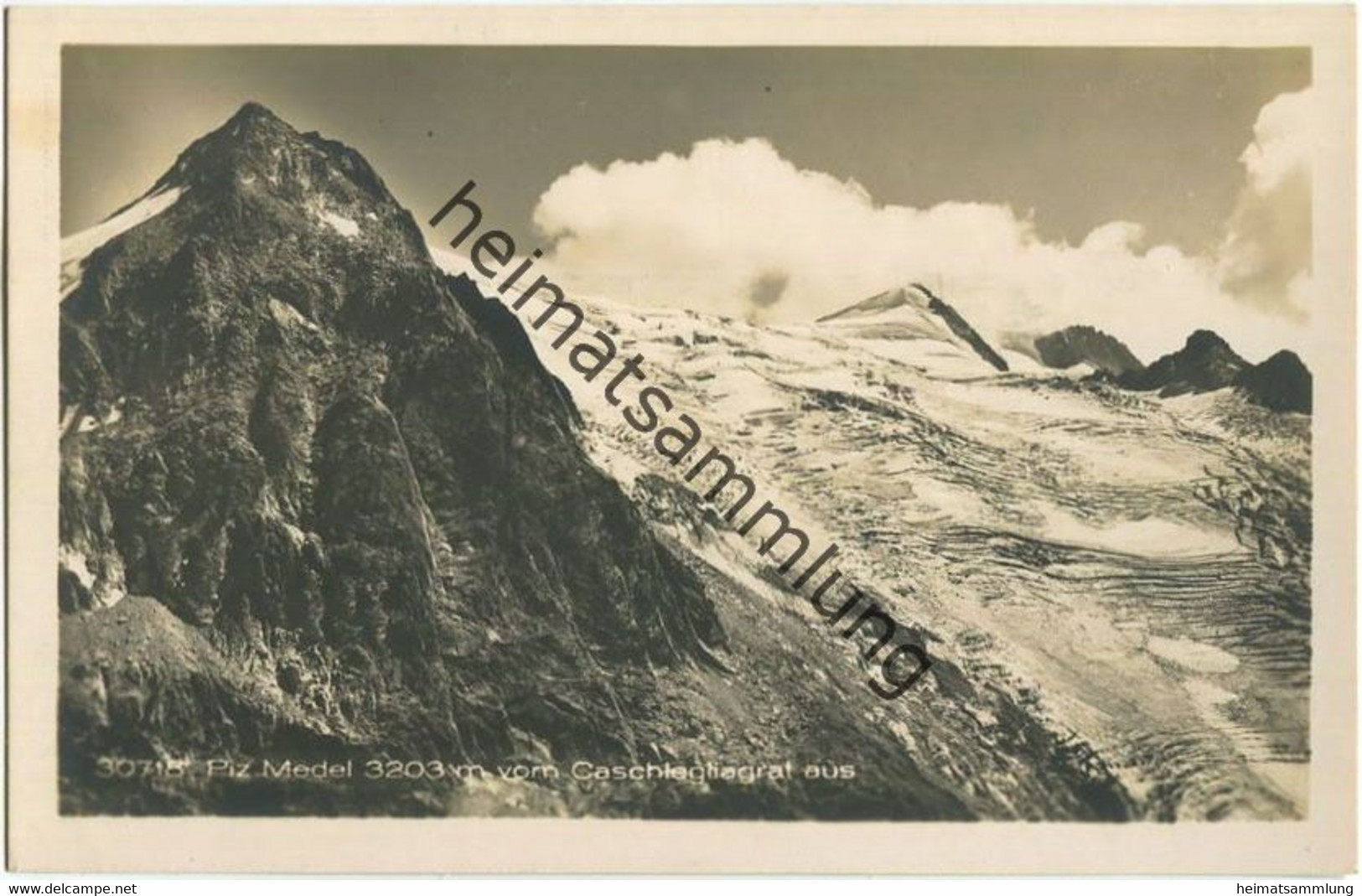 Piz Medel - Foto-AK - Verlag Wehrli AG Kilchberg