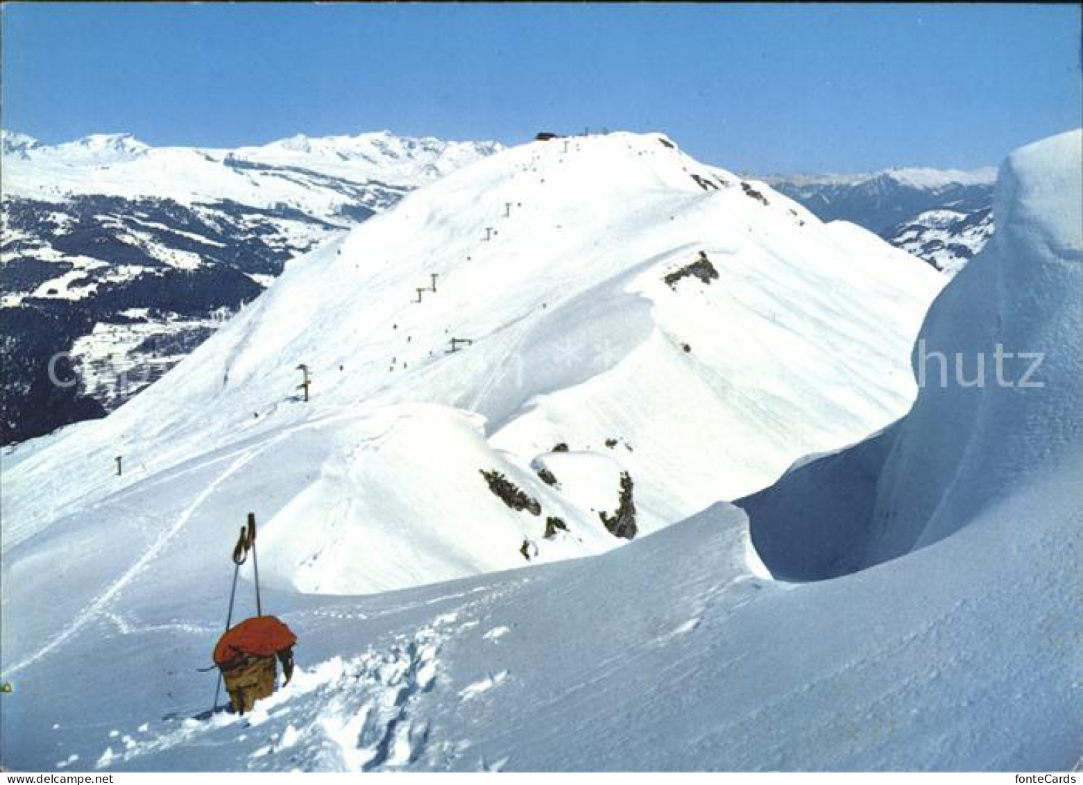 Piz Mundaun Gipfelrestaurant Lift