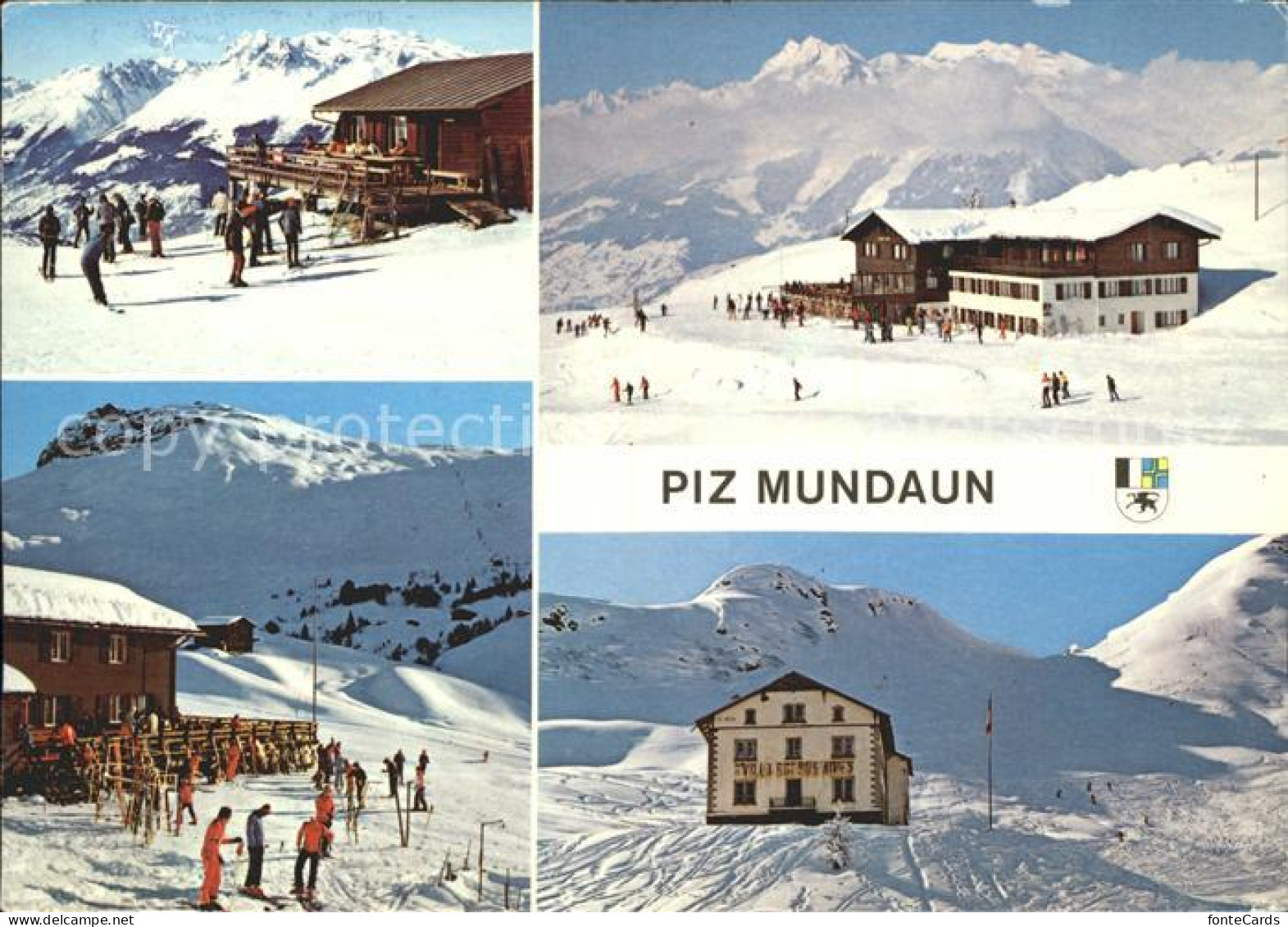 Piz Mundaun Restaurant Cuolm-Sura Brigelserhoerner Skigebiet