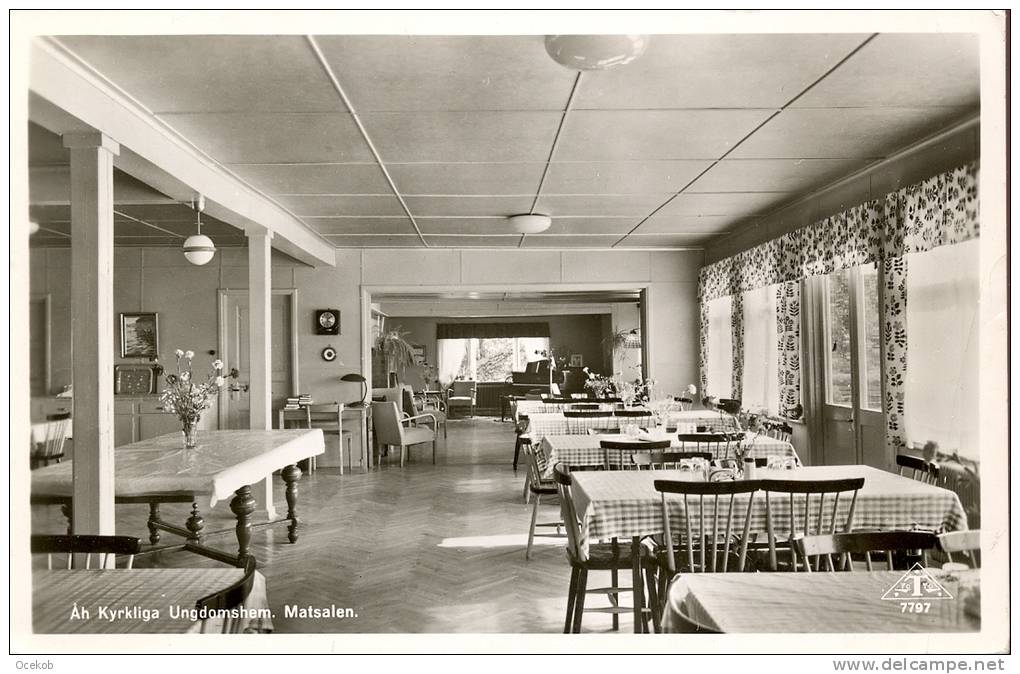 PK Zweden - Sverige - Ah Kyrkliga Ungdomshem Matsalen