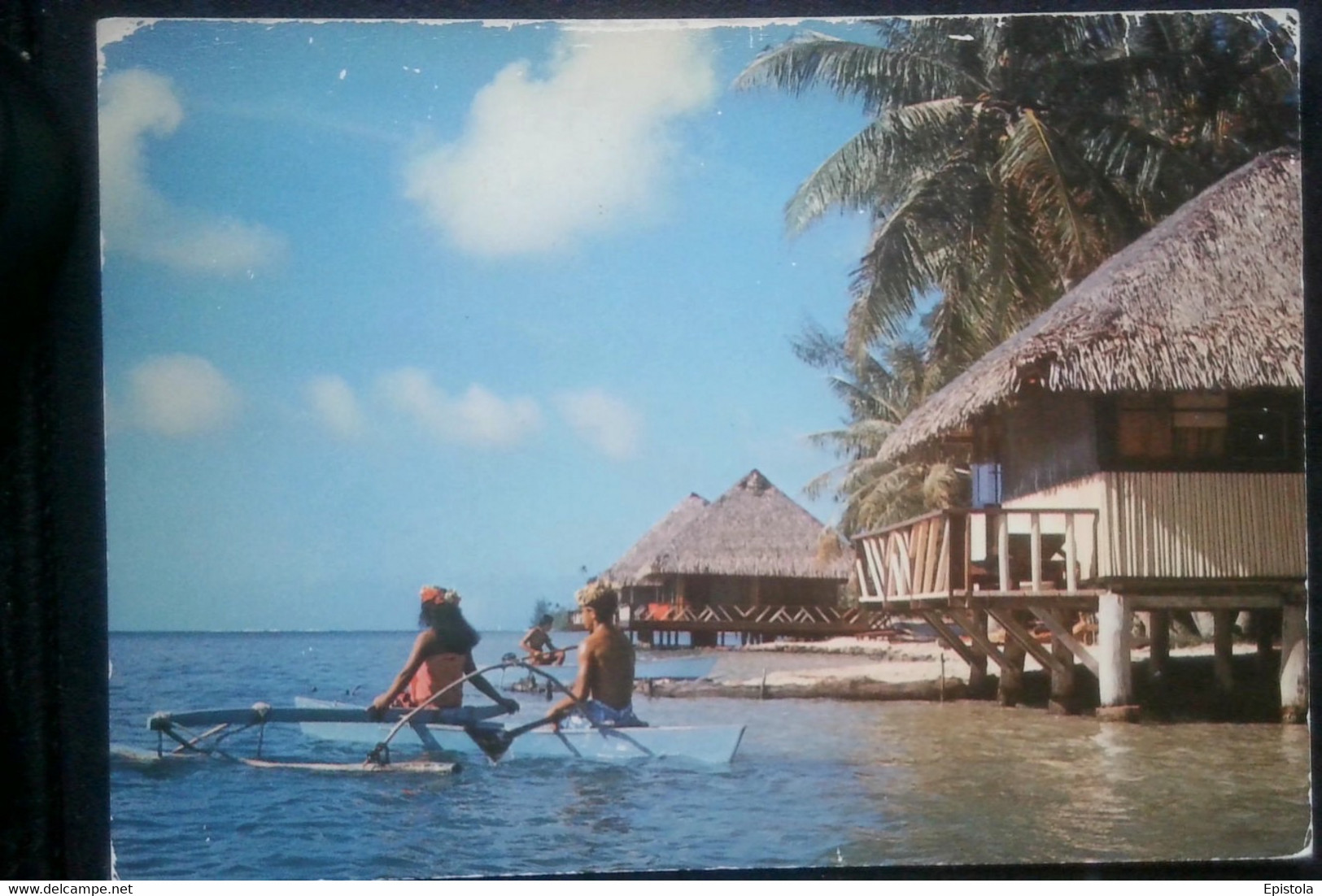 ► Plage Pirogue  (Tahiti) -   POLYNESIE   FRANÇAISE