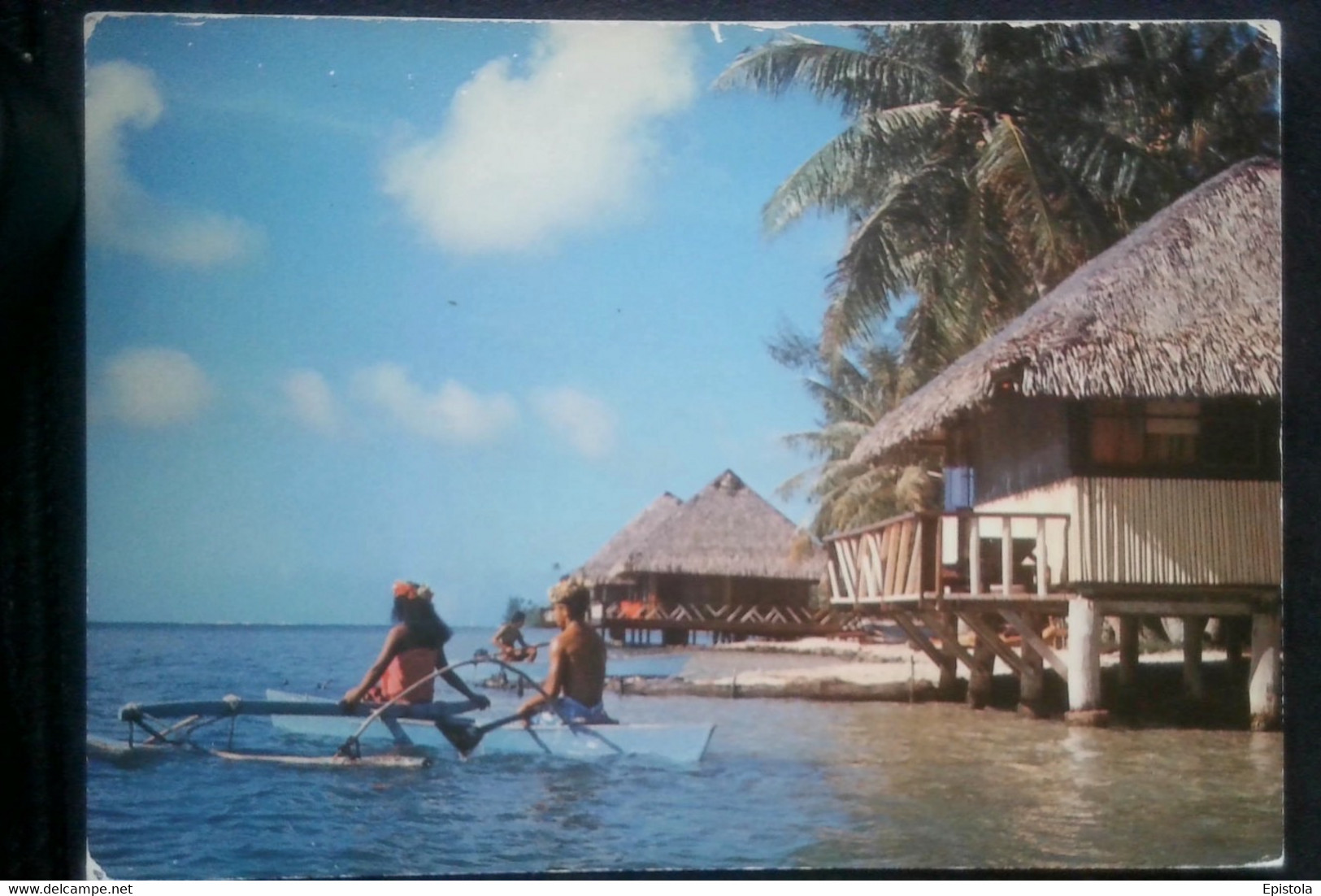 ► Plage Pirogue  (Tahiti) -   POLYNESIE   FRANÇAISE
