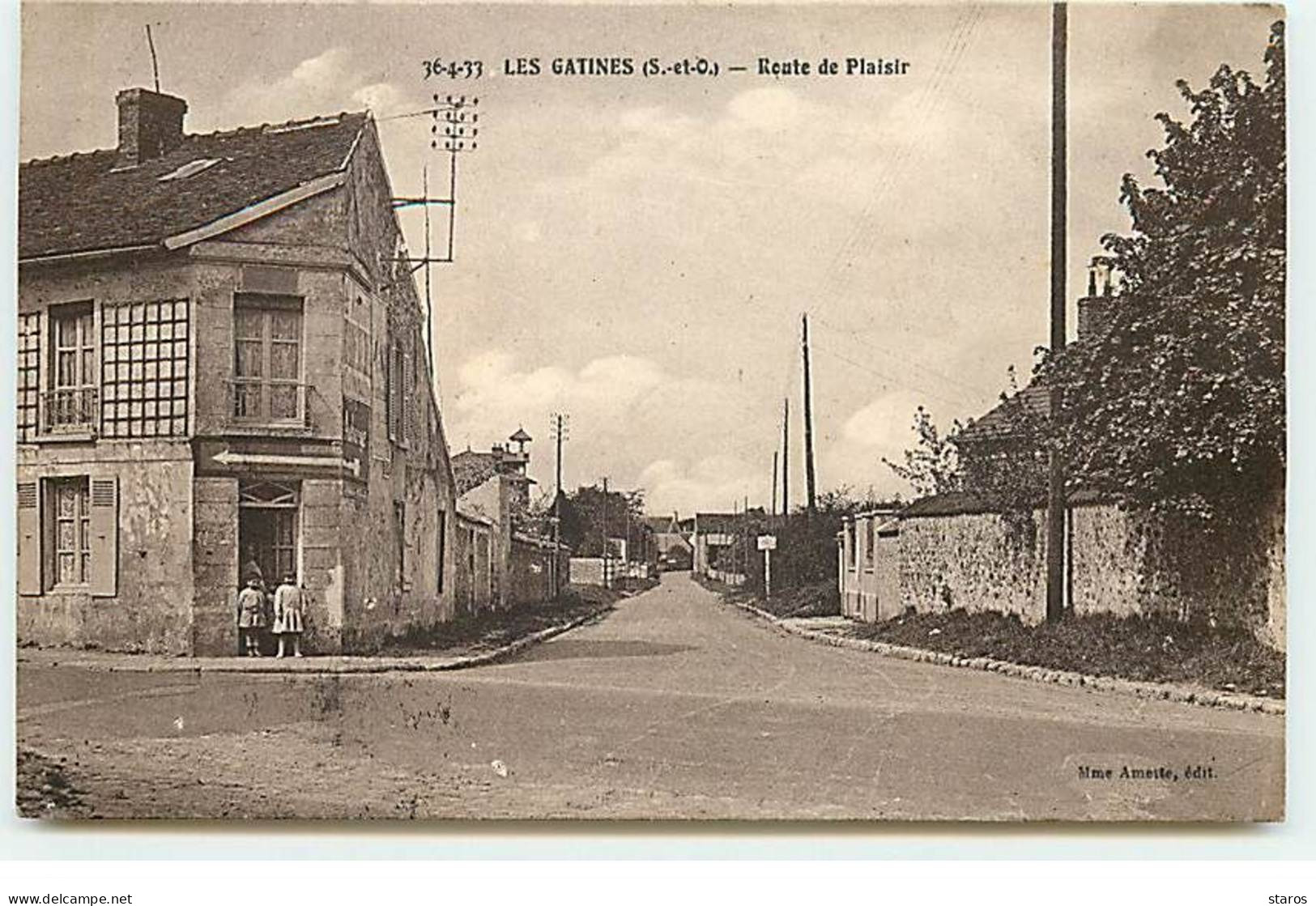 PLAISIR - Les Gatines - Route de Plaisir