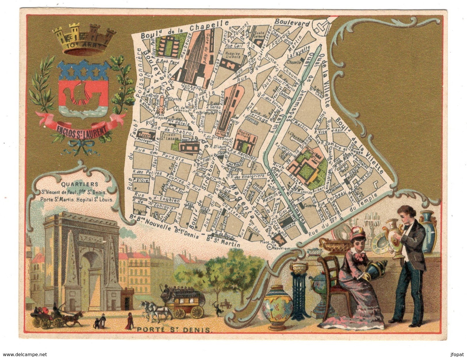Plan du 10ème arrondissement