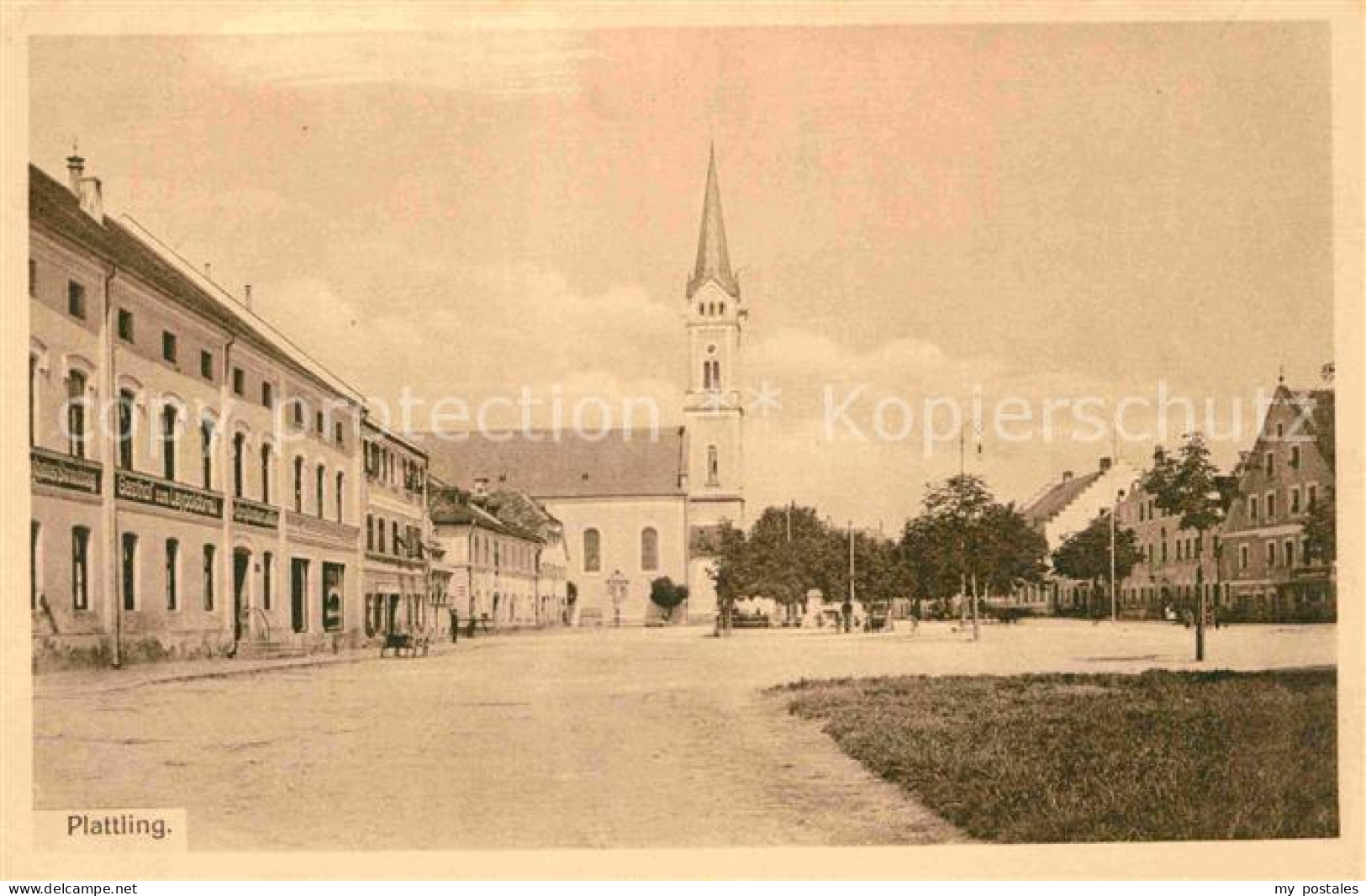 Plattling Isar Bayern Kirche