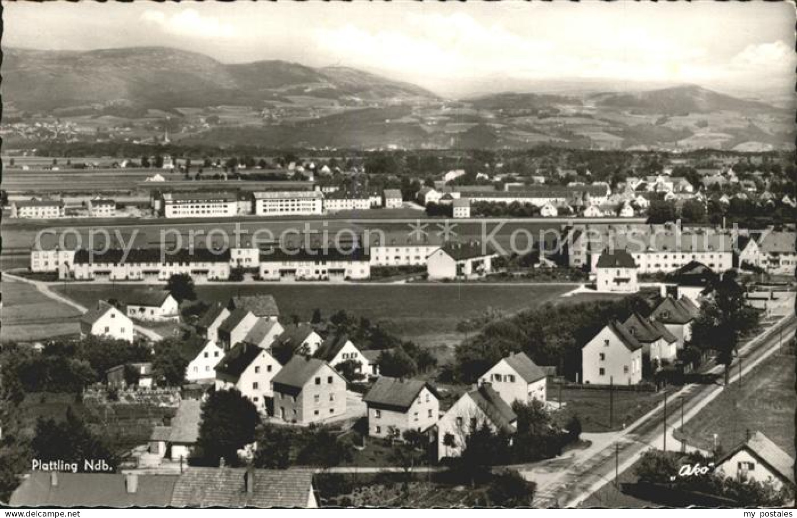 Plattling Isar Bayern Panorama