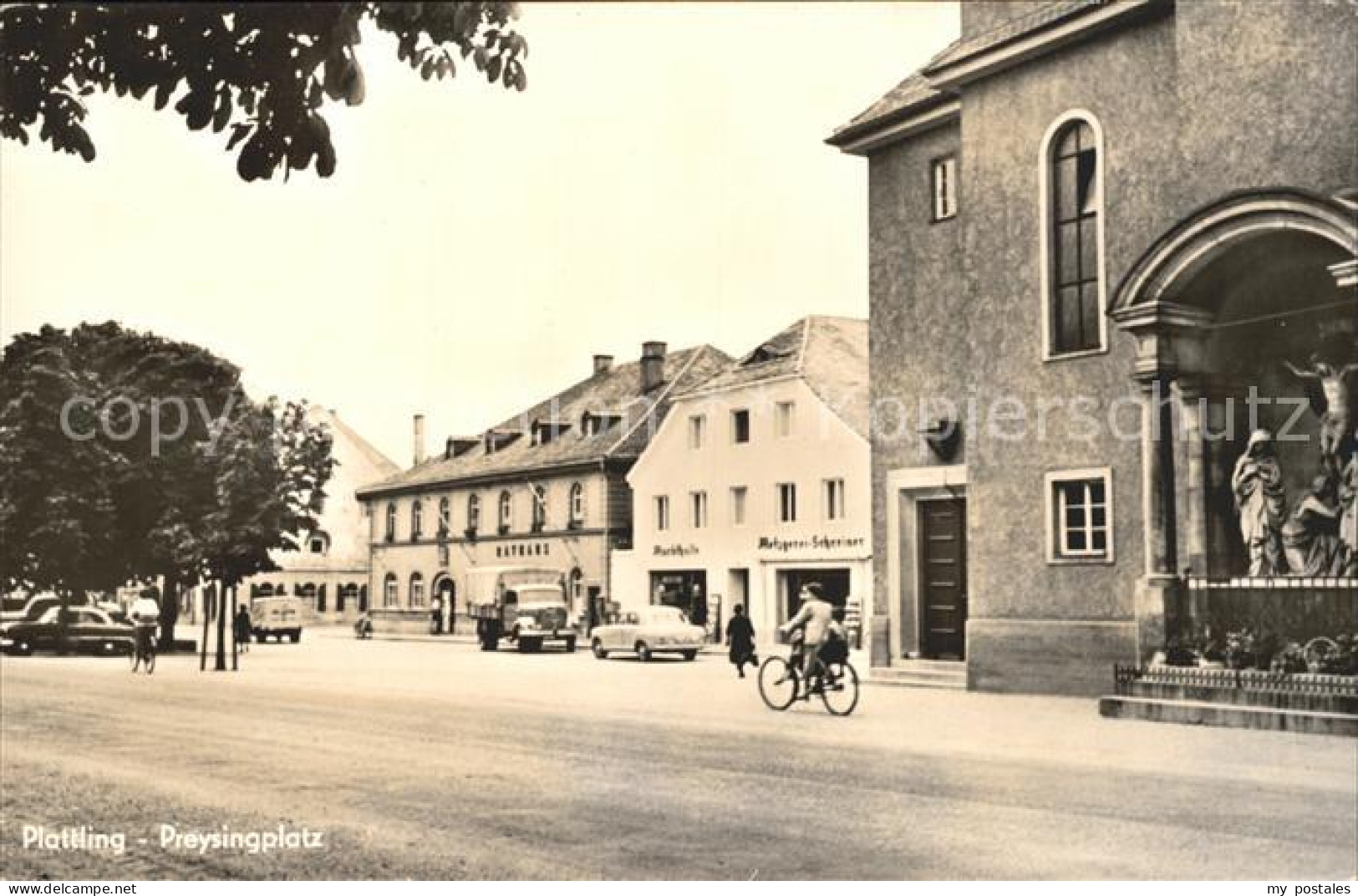 Plattling Isar Bayern Preysingplatz