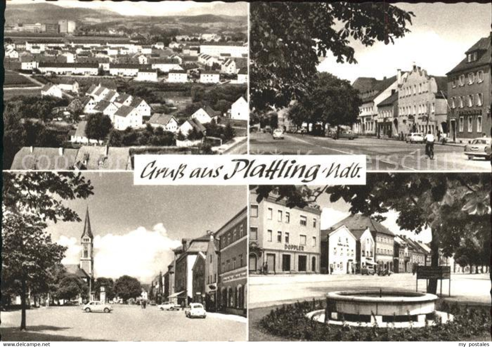 Plattling Isar Bayern Teilansichten