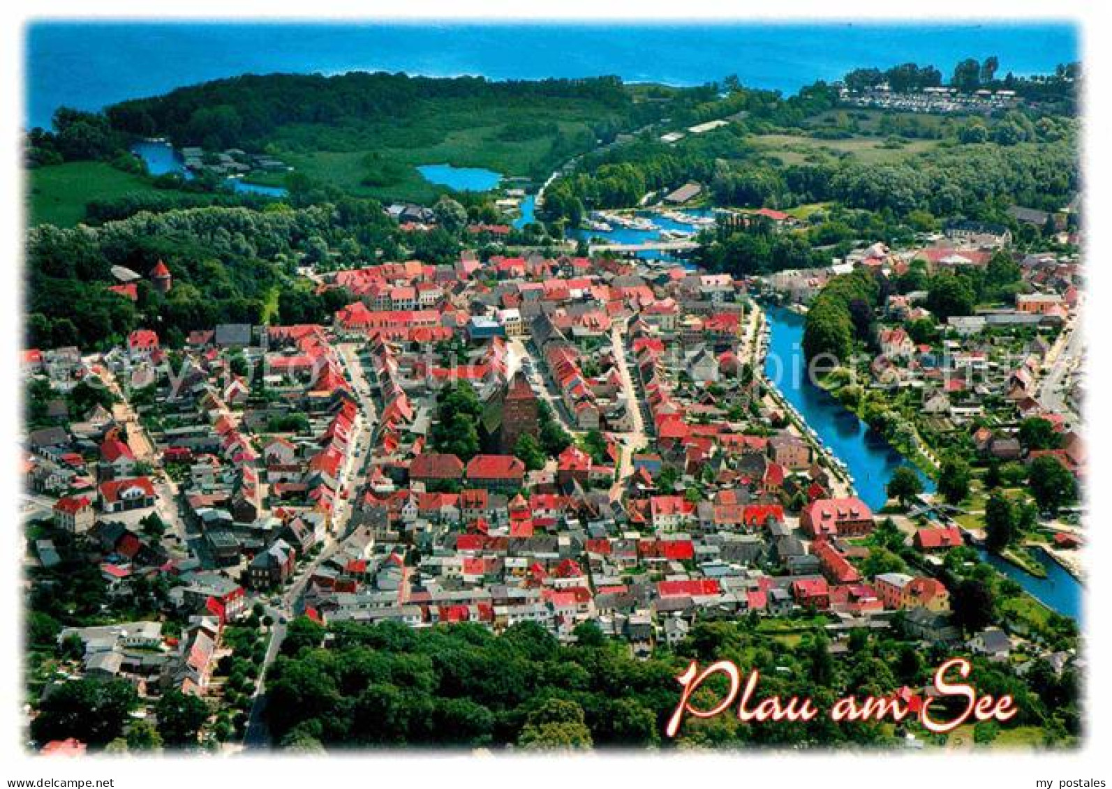 Plau See Fliegeraufnahme