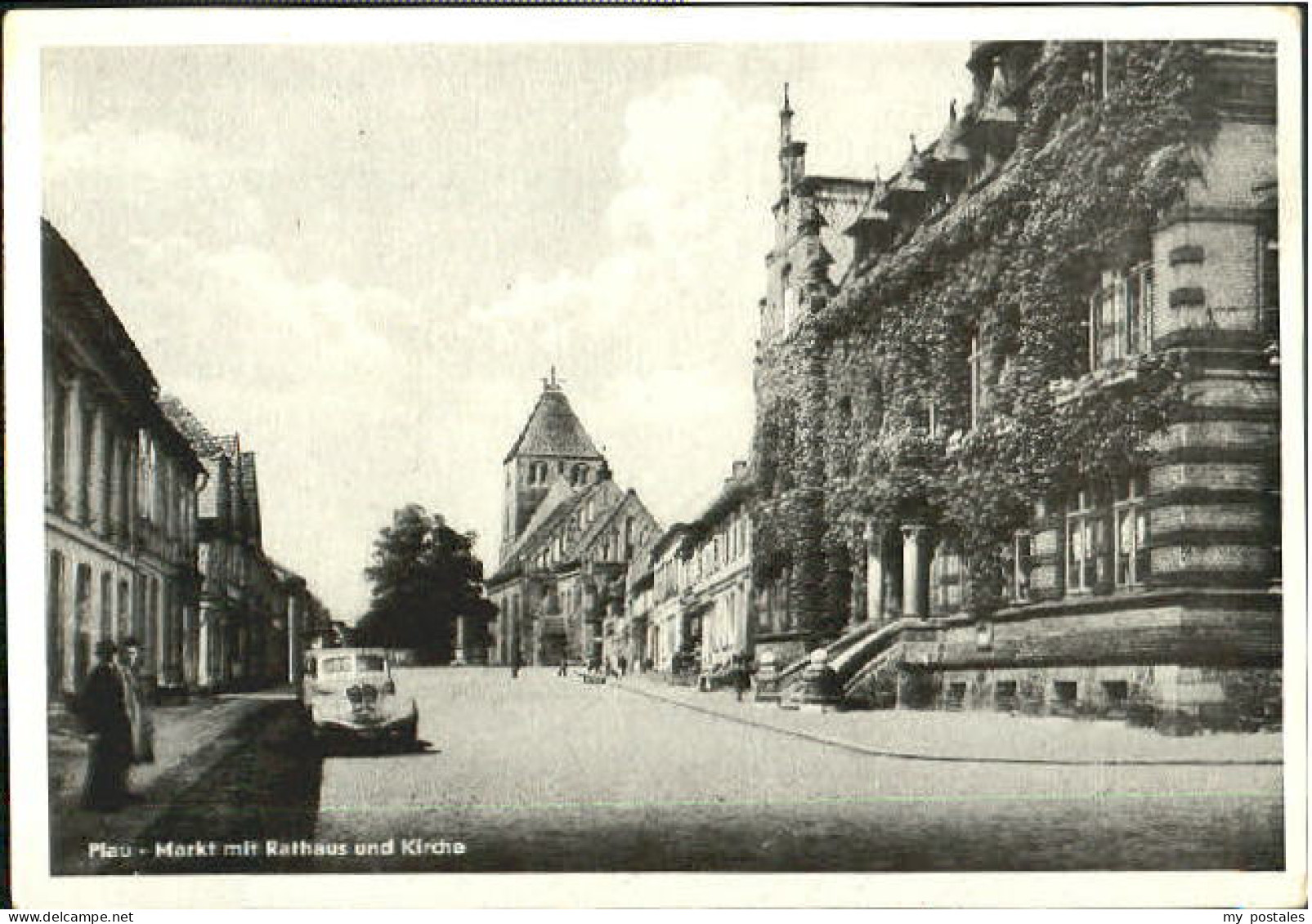 Plau See Plau-Markt Rathaus Kirche