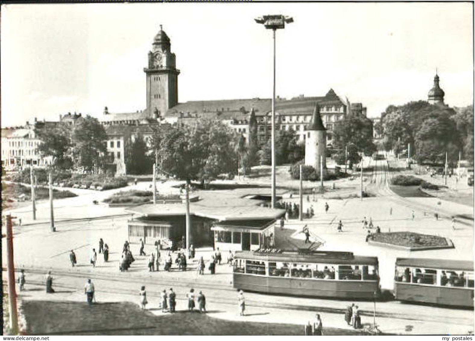 Plauen Vogtland Plauen Otto-Grothewohl-Platz o 1980