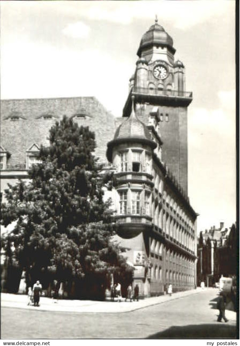 Plauen Vogtland Plauen Rathaus ungelaufen ca. 1965
