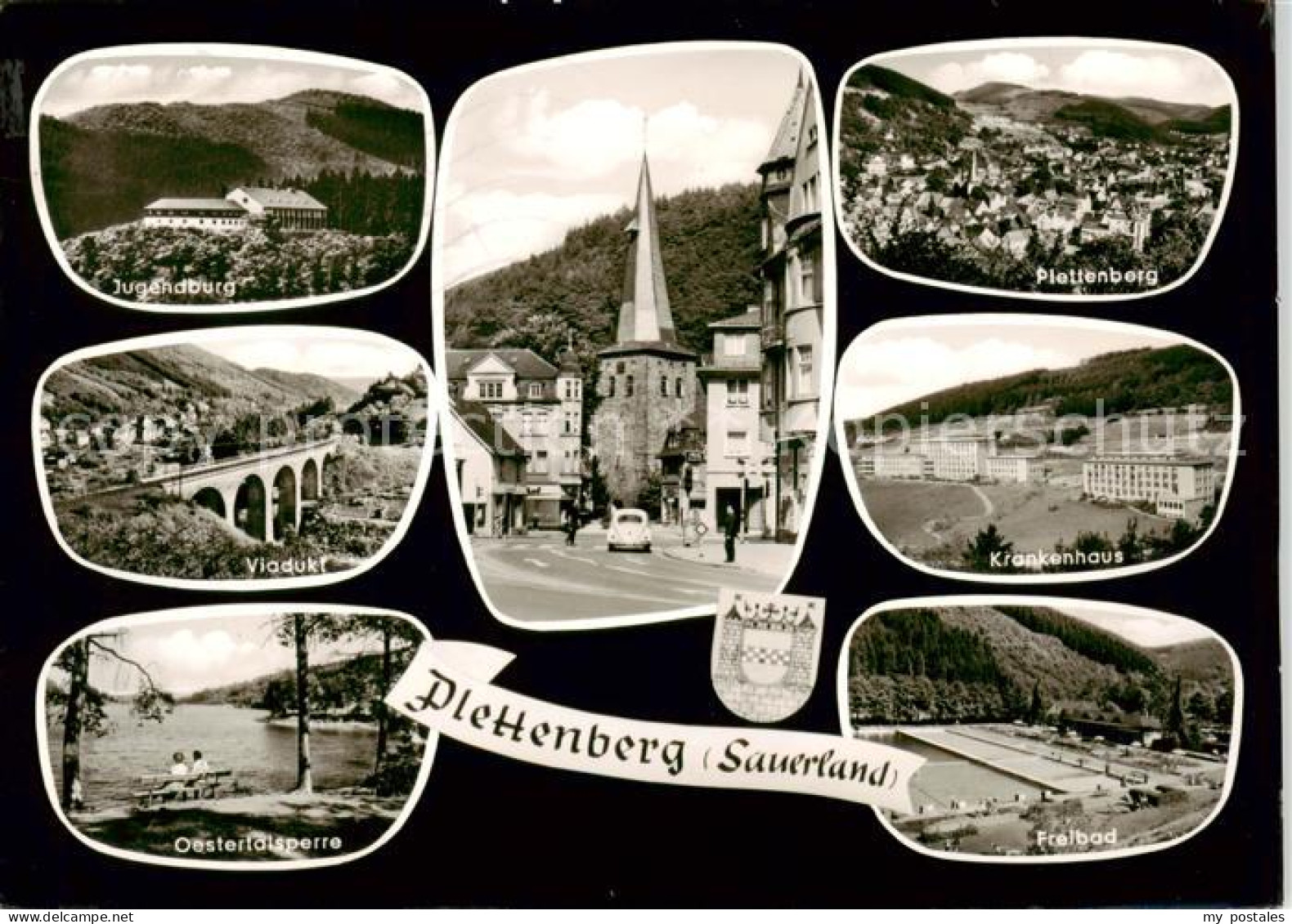 Plettenberg Jugendburg Viadukt Oestertalsperre Kirche Plettenberg Krankenhaus Fr