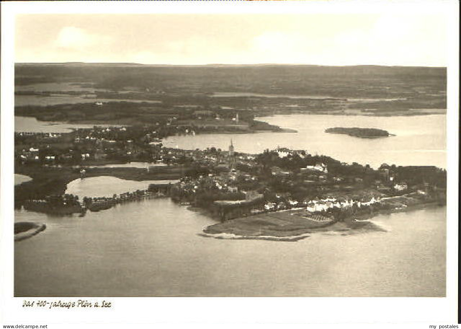 Ploen See Ploen a. See Fliegeraufnahme