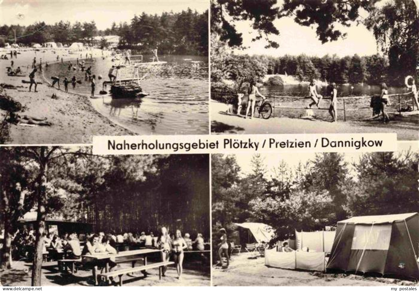 Ploetzky-Pretzien Salzlandkreis Sachsen-Anhalt Plattensee Kolumbussee Strand Bad