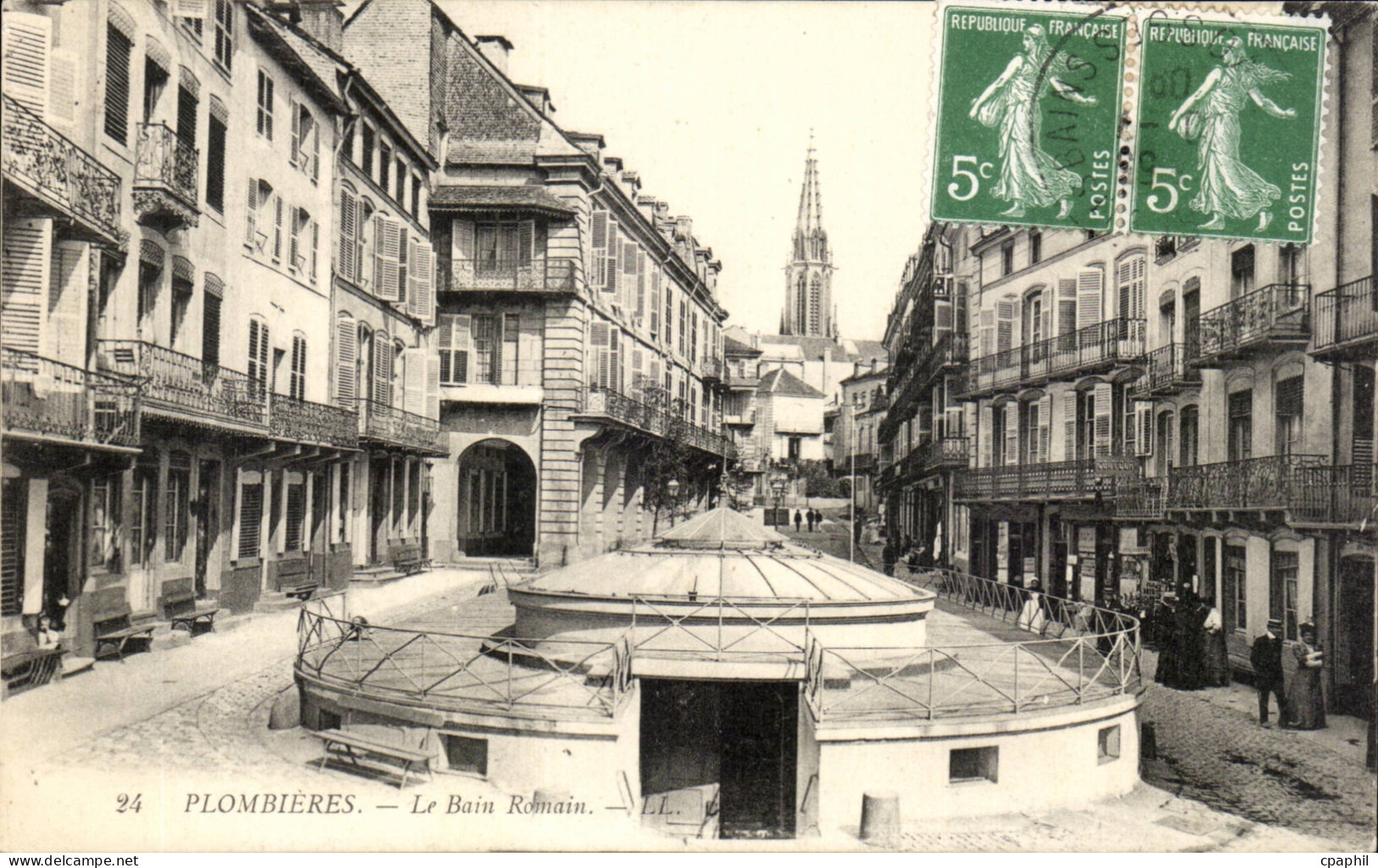 Plombieres - Le Bain Romain - CPA