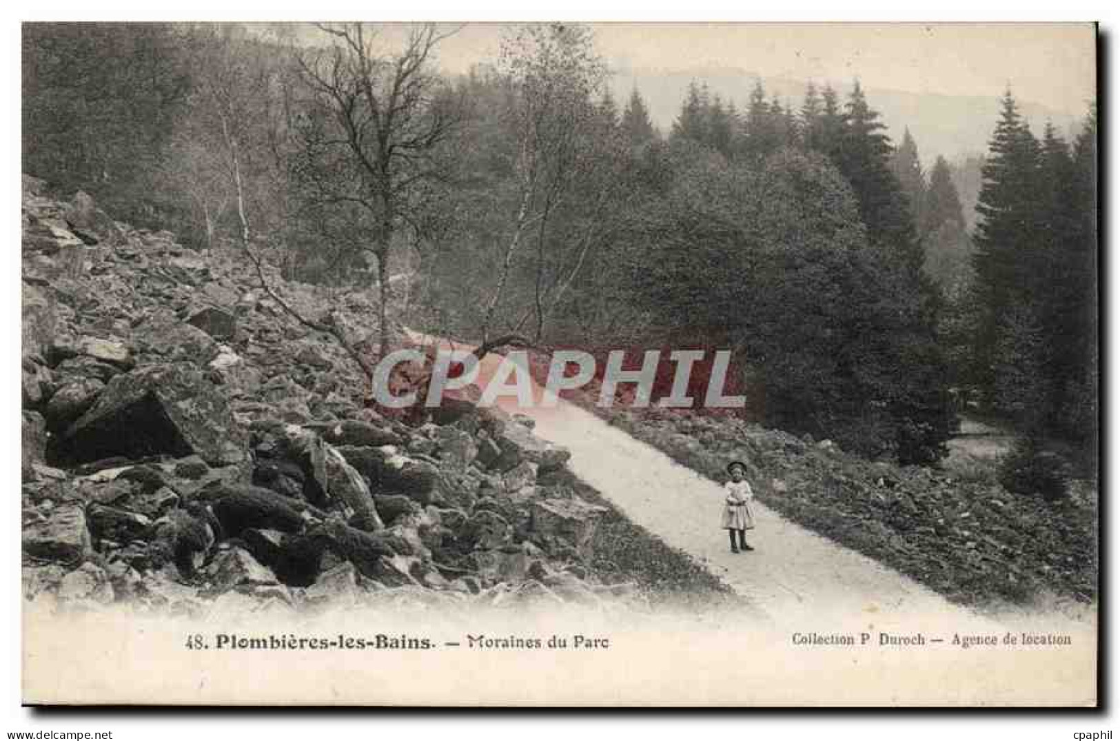 Plombieres les Bains CPA Moraines du parc