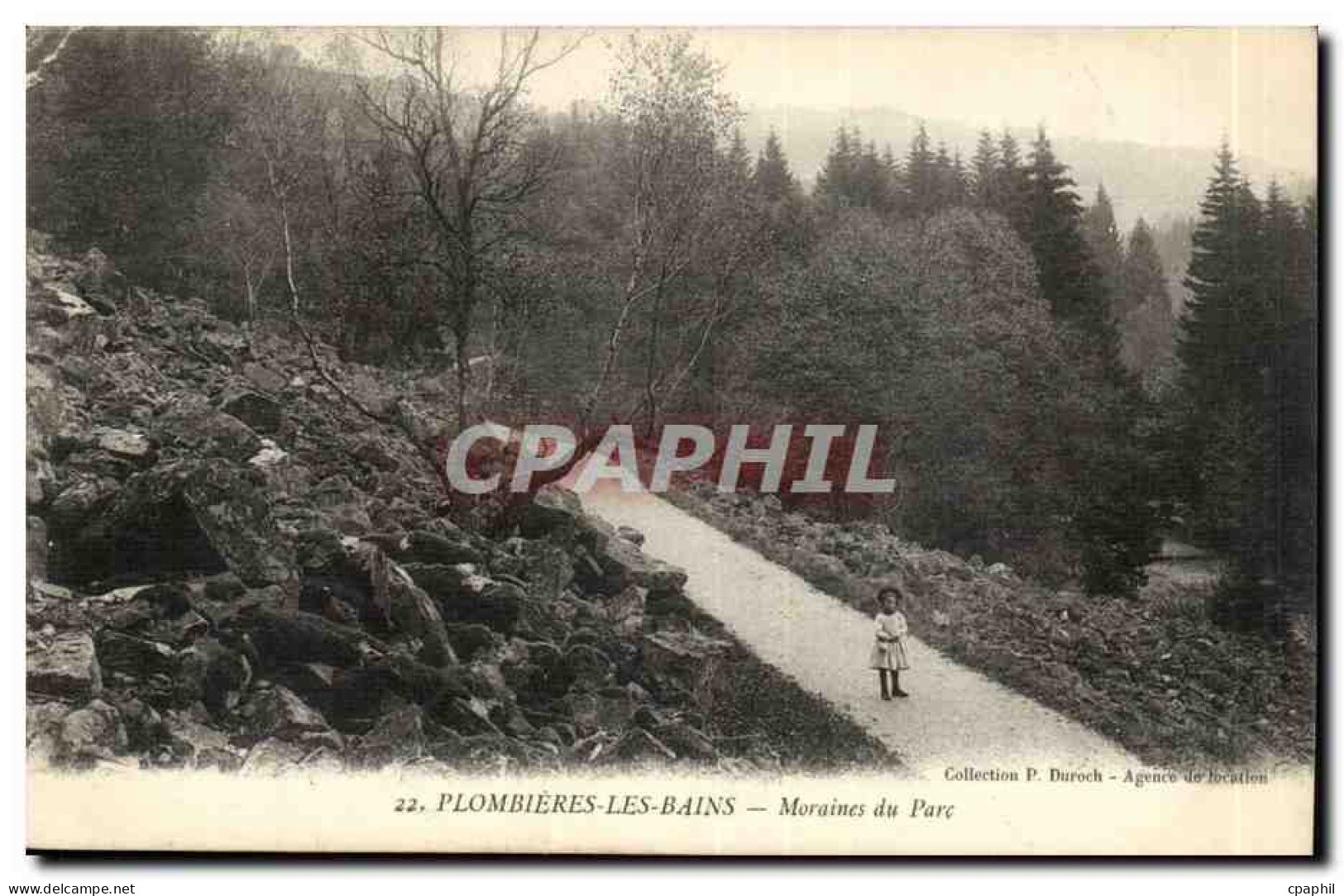 Plombieres les Bains CPA Moraines du parc