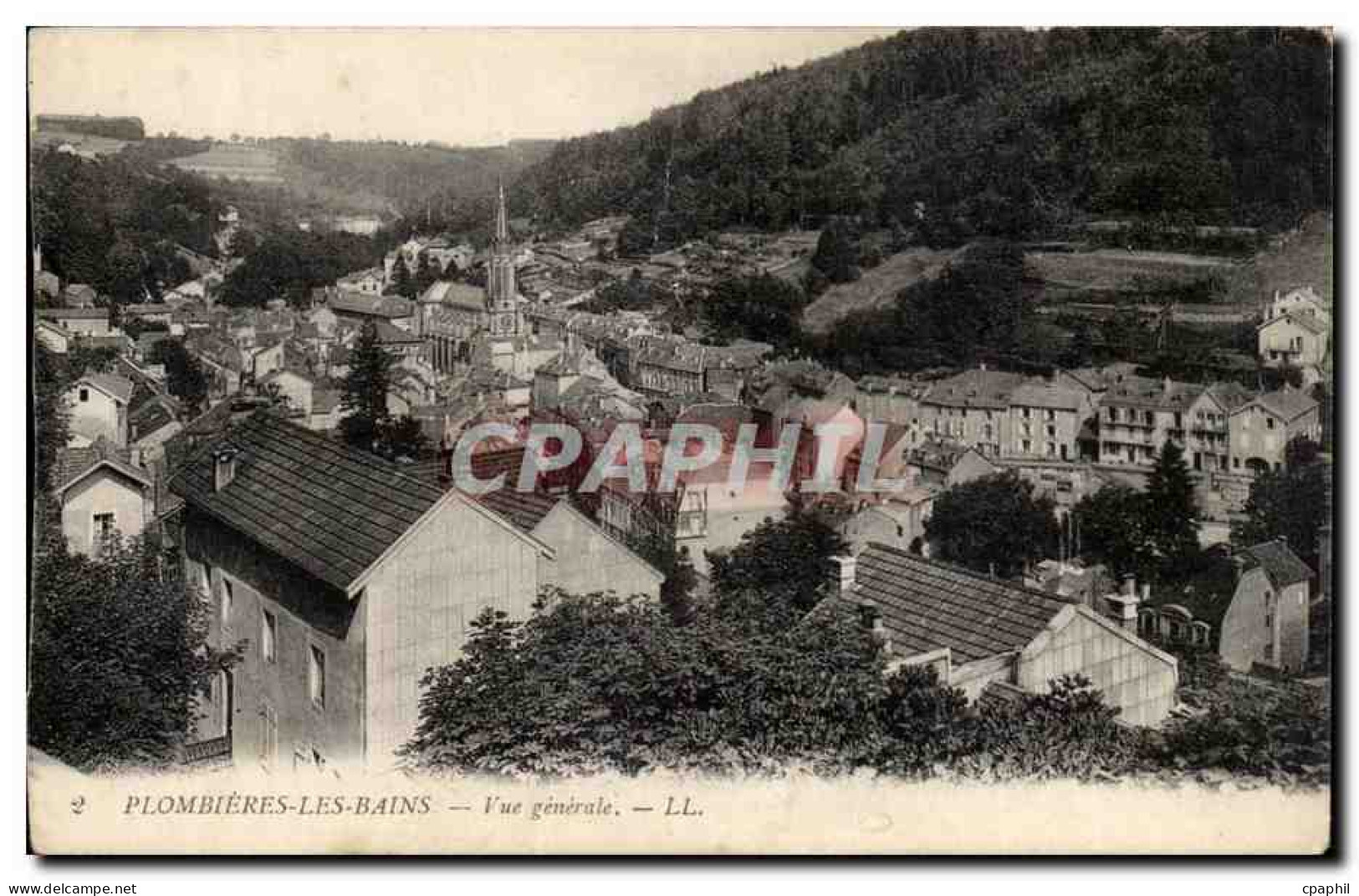 Plombieres les Bains Vue Generale - CPA