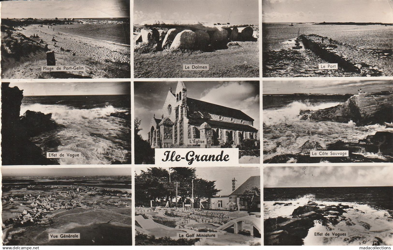 Plomeur Bodou  (22 - Côtes d'Armor)  Ile Grande en multivues