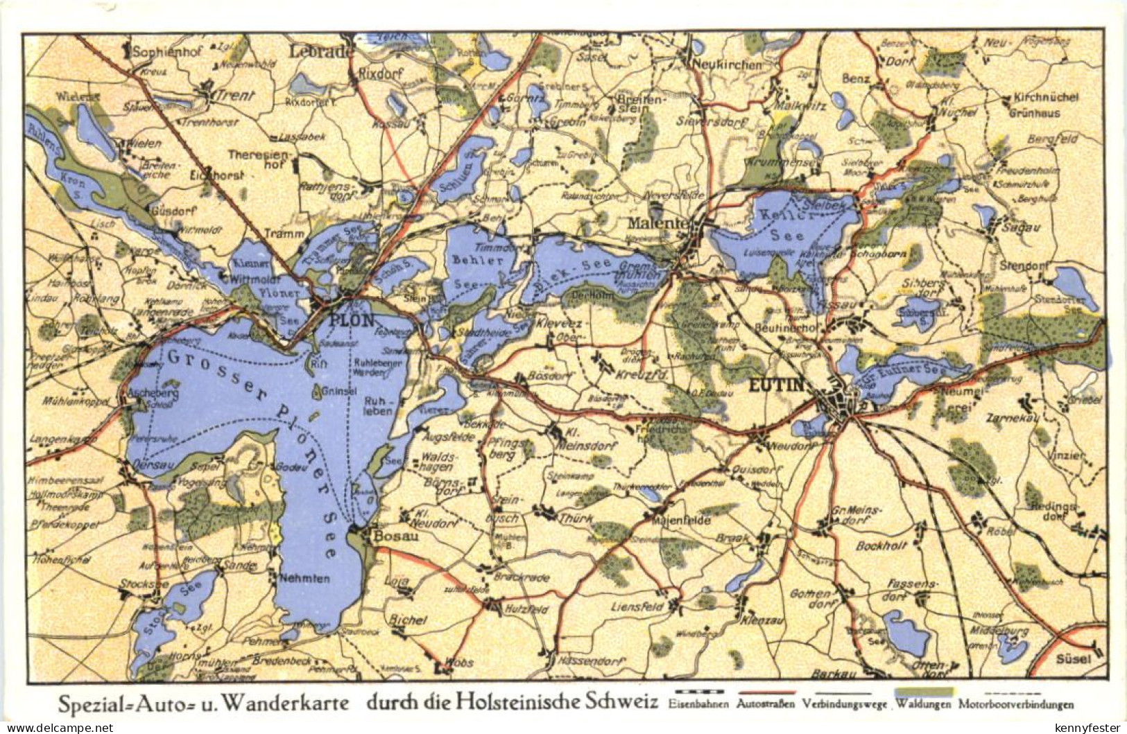Plön Eutin - Landkarte