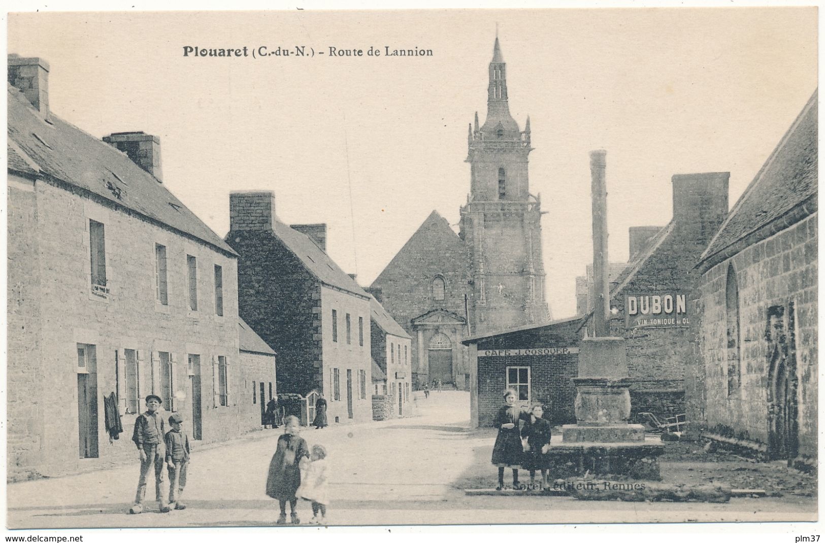 PLOUARET - Route de Lannion