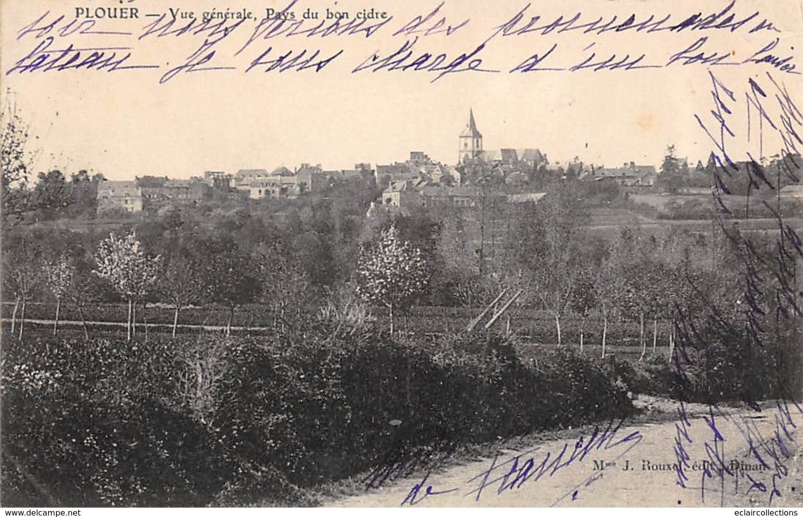 Plouër sur Rance           22         Vue générale. Pays de bon cidre   (voir scan)