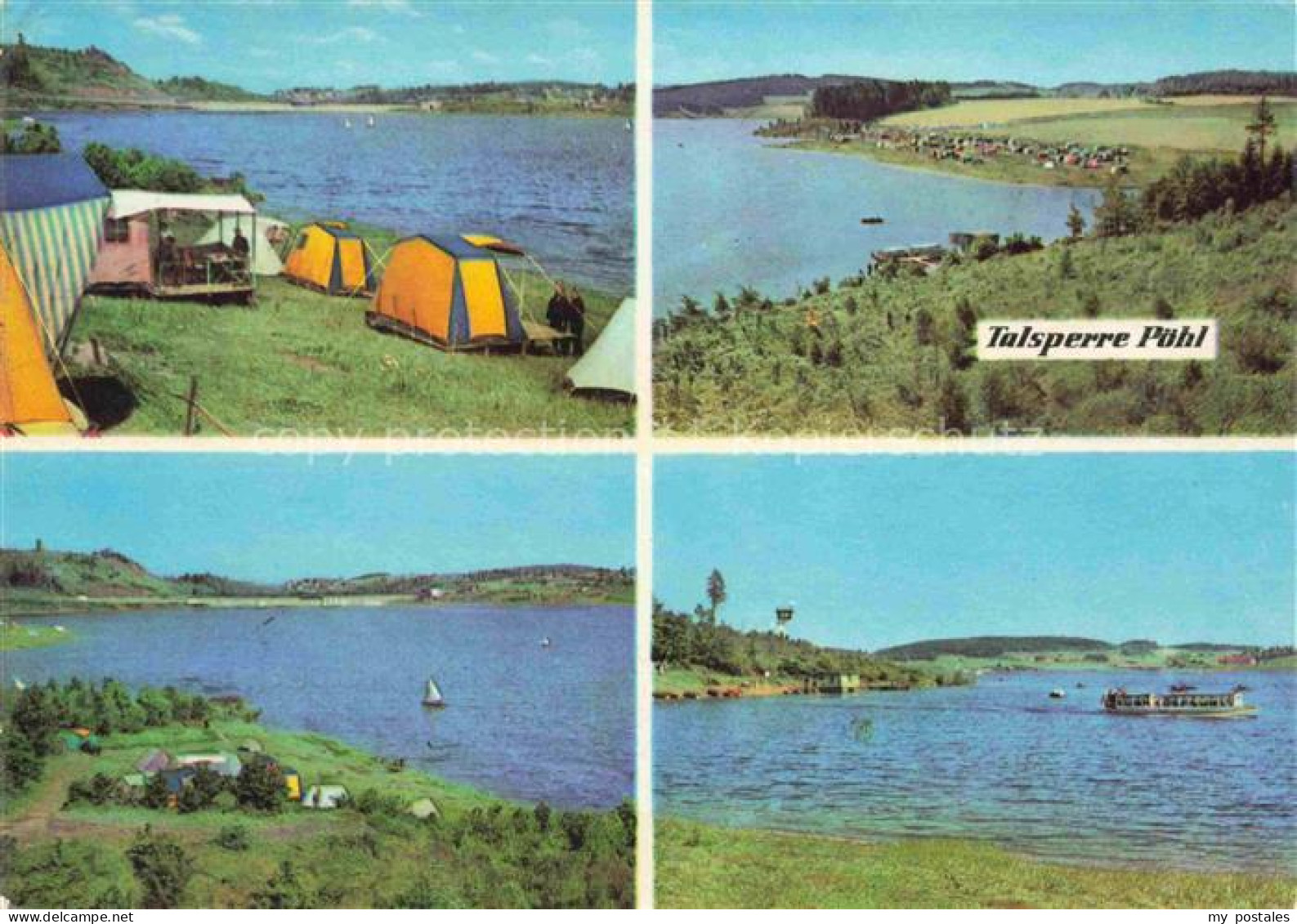 Poehl (Talsperre) Vogtland Plauen Sachsen Talsperre-Poehl Campingplatz Zelte Seg