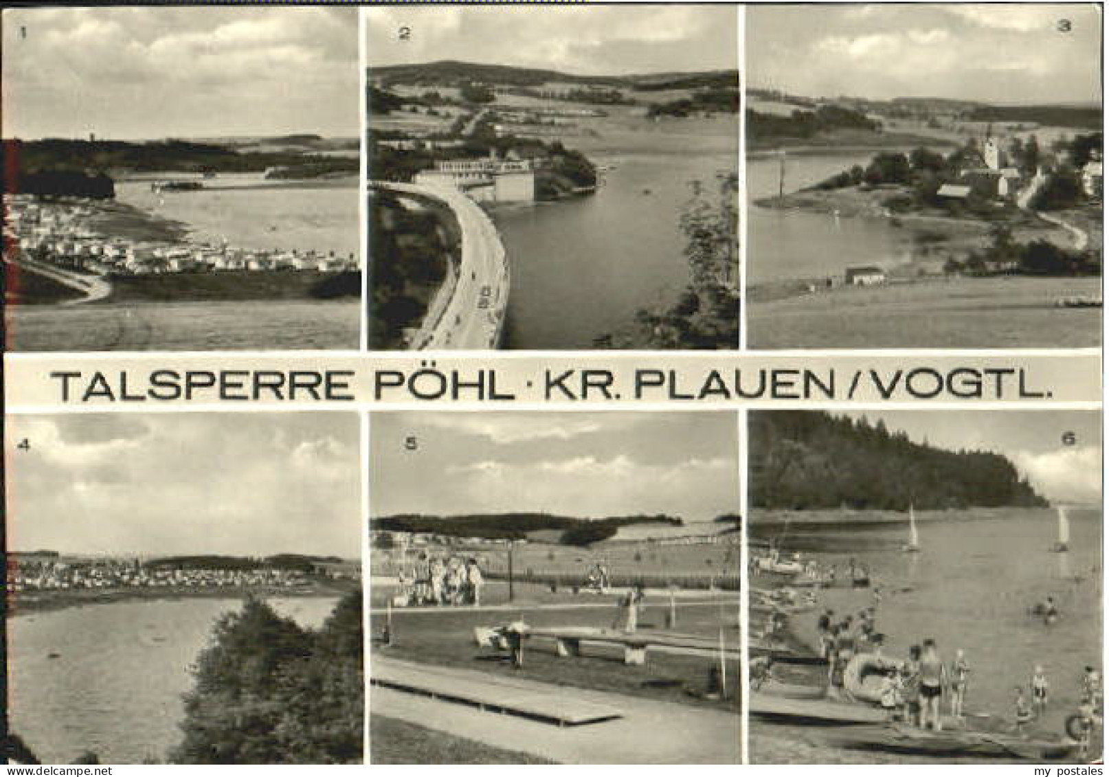 Poehl Vogtland Talsperre Poehl  x 1970