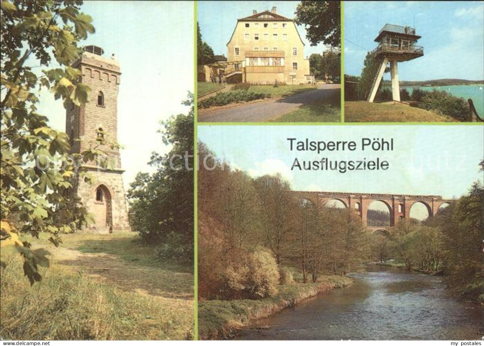 Poehl Vogtland Talsperre Rettungsturm Elstertalbruecke