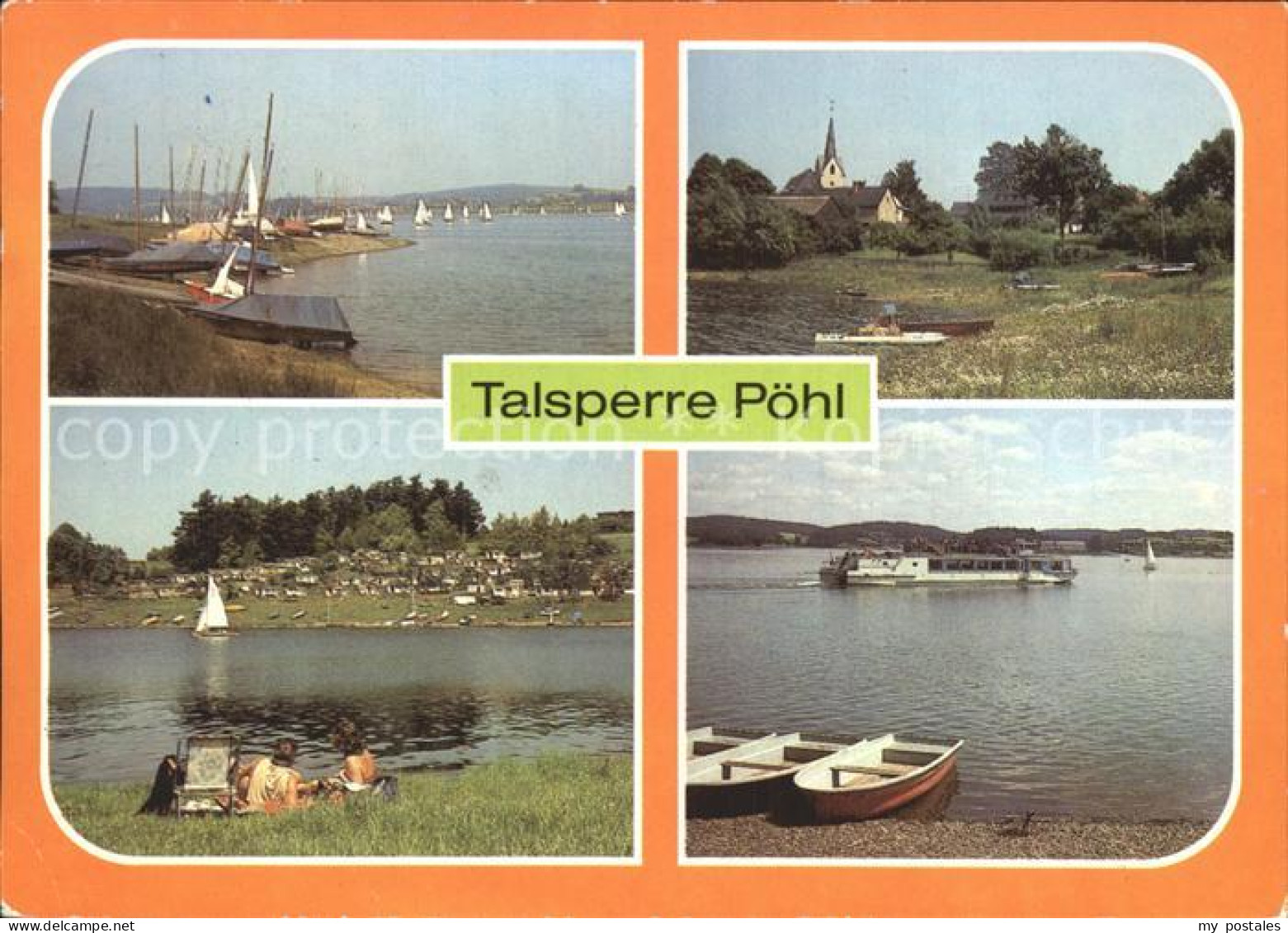 Poehl Vogtland Talsperre Segelboot