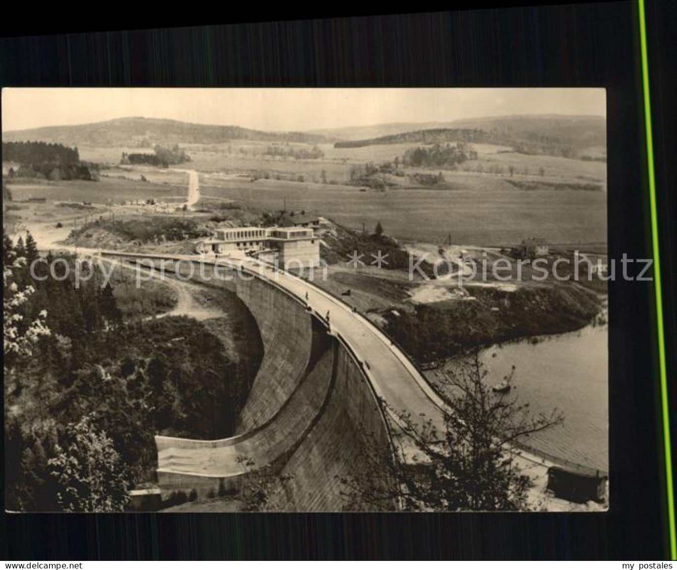 Poehl Vogtland Talsperre Sperrmauer