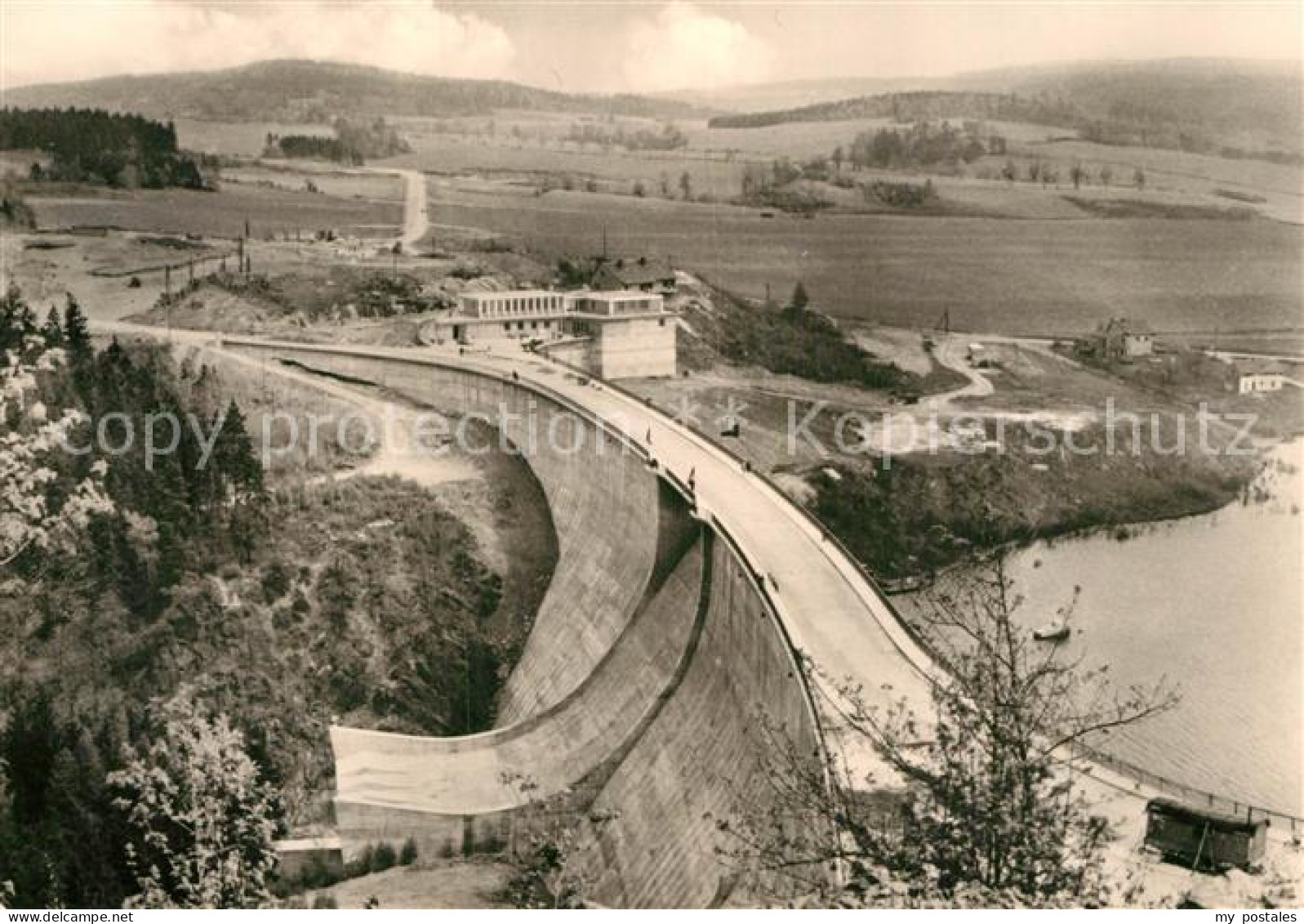 Poehl Vogtland Talsperre Sperrmauer