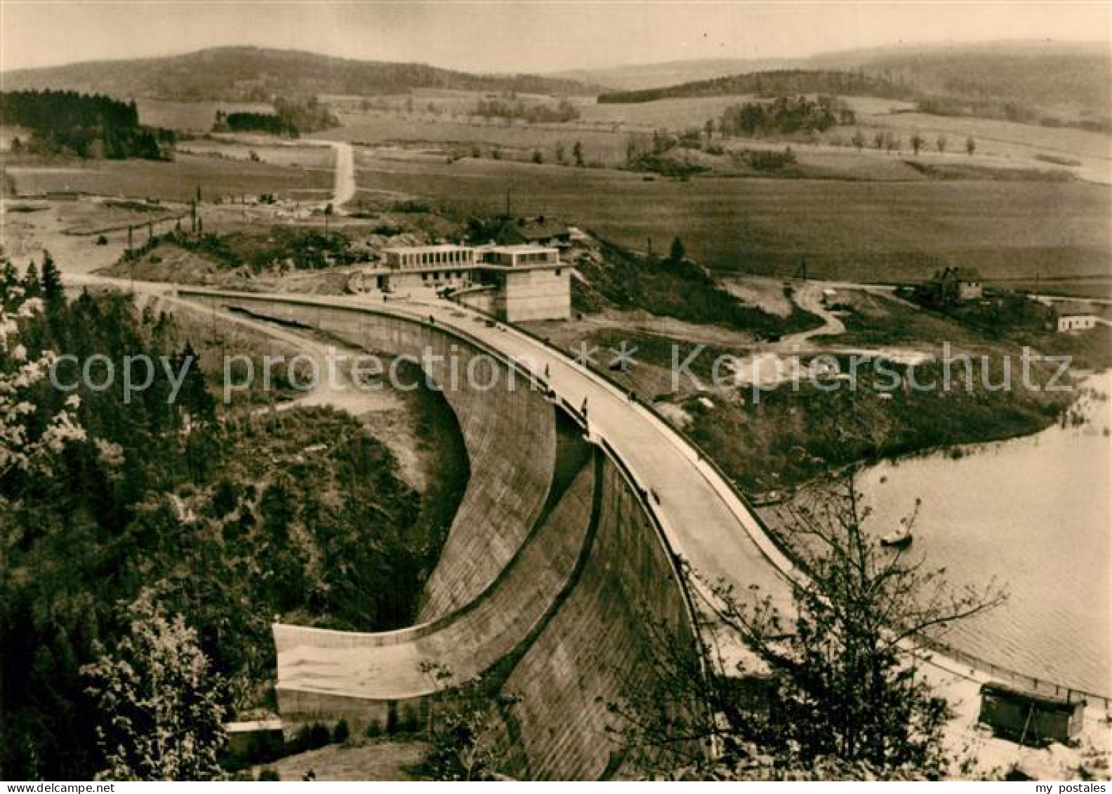 Poehl Vogtland Talsperre Sperrmauer