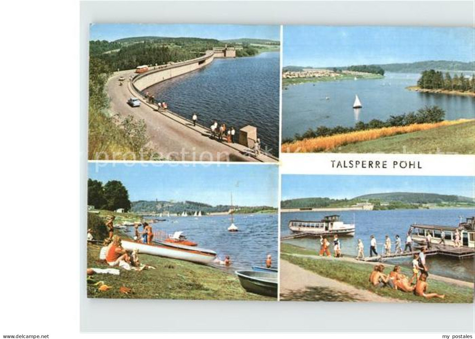 Poehl Vogtland Talsperre Staumauer Anlegestelle
