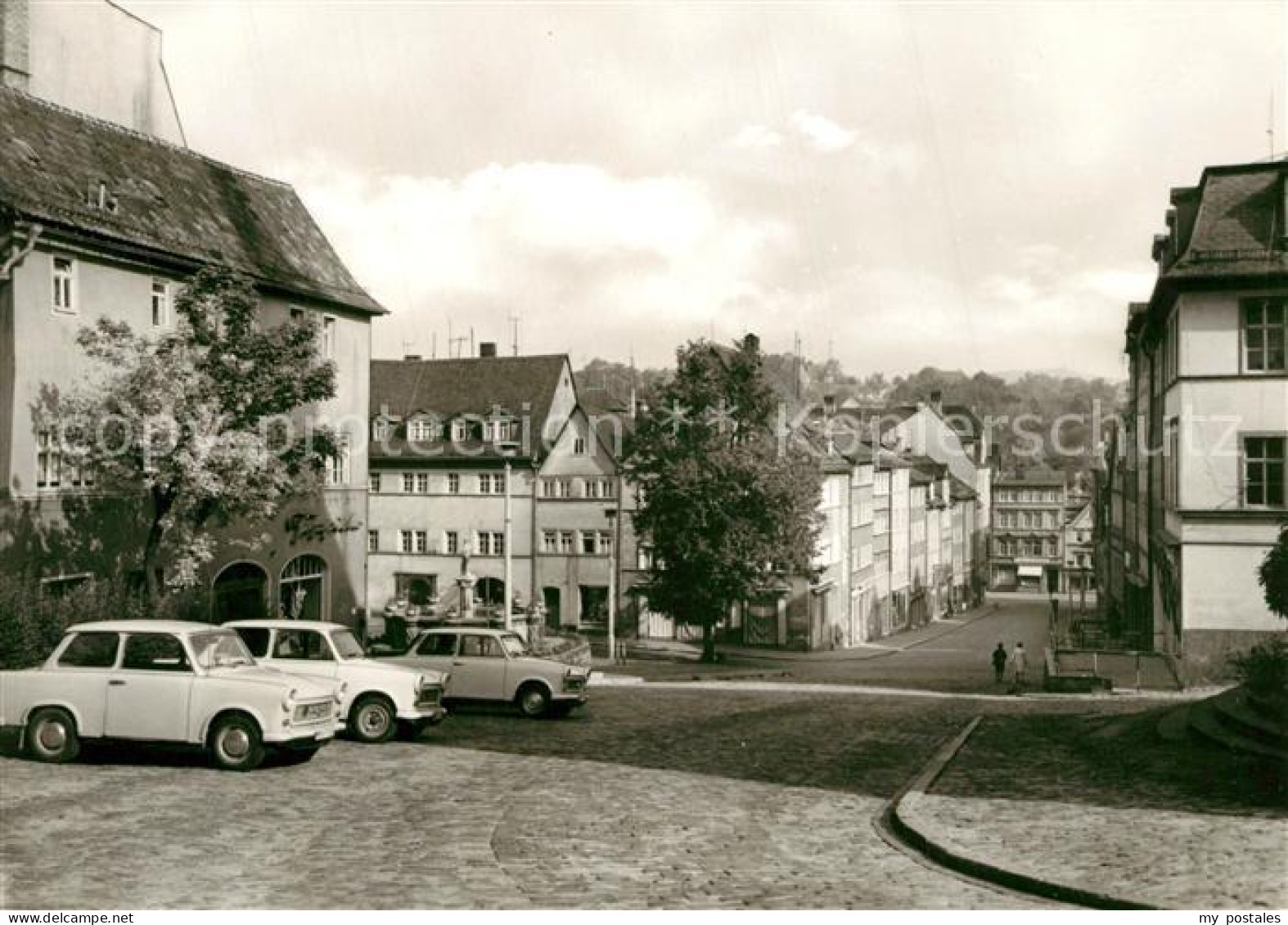 Poessneck Marktplatz Schuhgasse