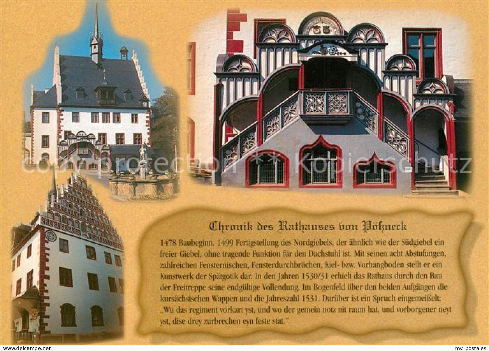 Poessneck Rathaus Chronik