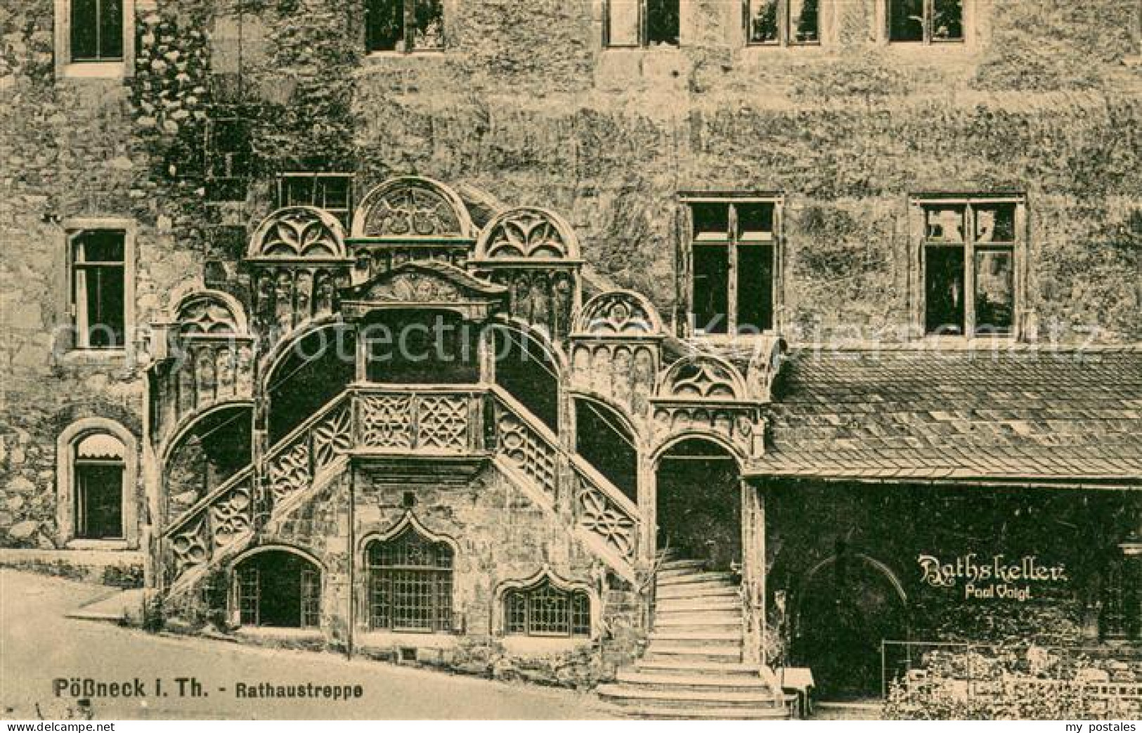 Poessneck Rathaus Treppe