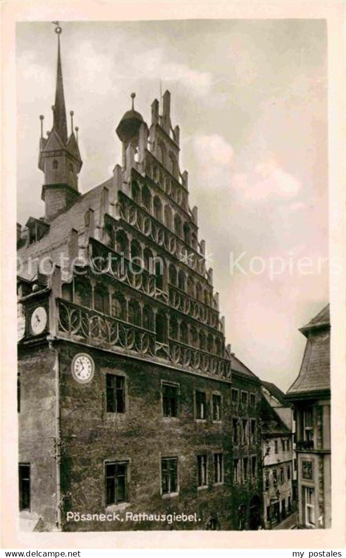 Poessneck Rathausgiebel