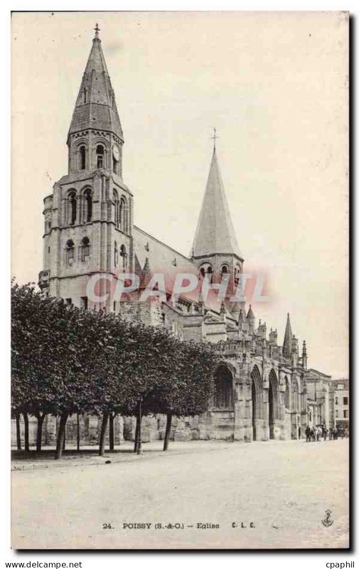 Poissy - Eglise - CPA