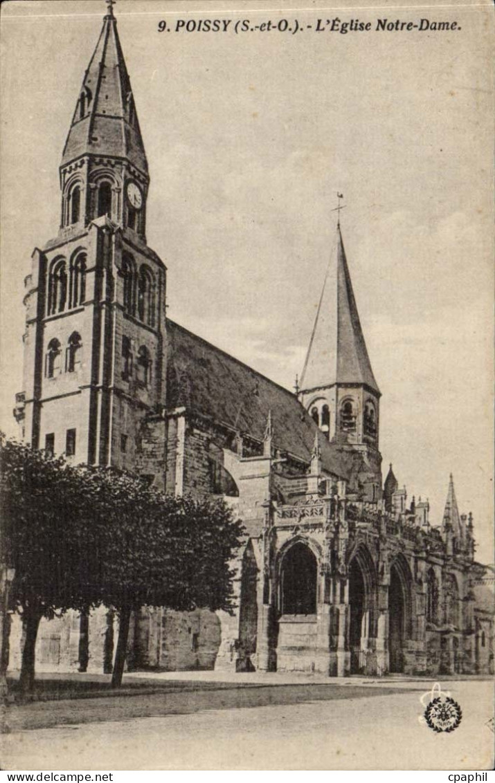 Poissy - Eglise Notre Dame - CPA