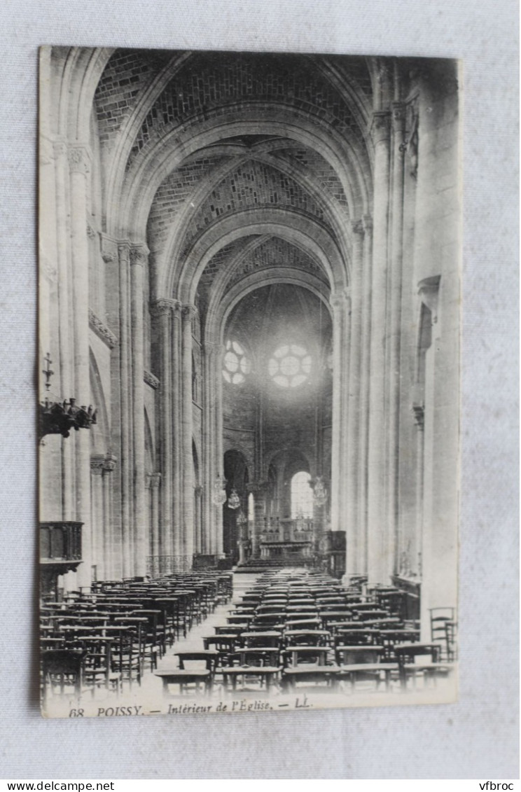 Poissy, intérieur de l'église, Yvelines 78