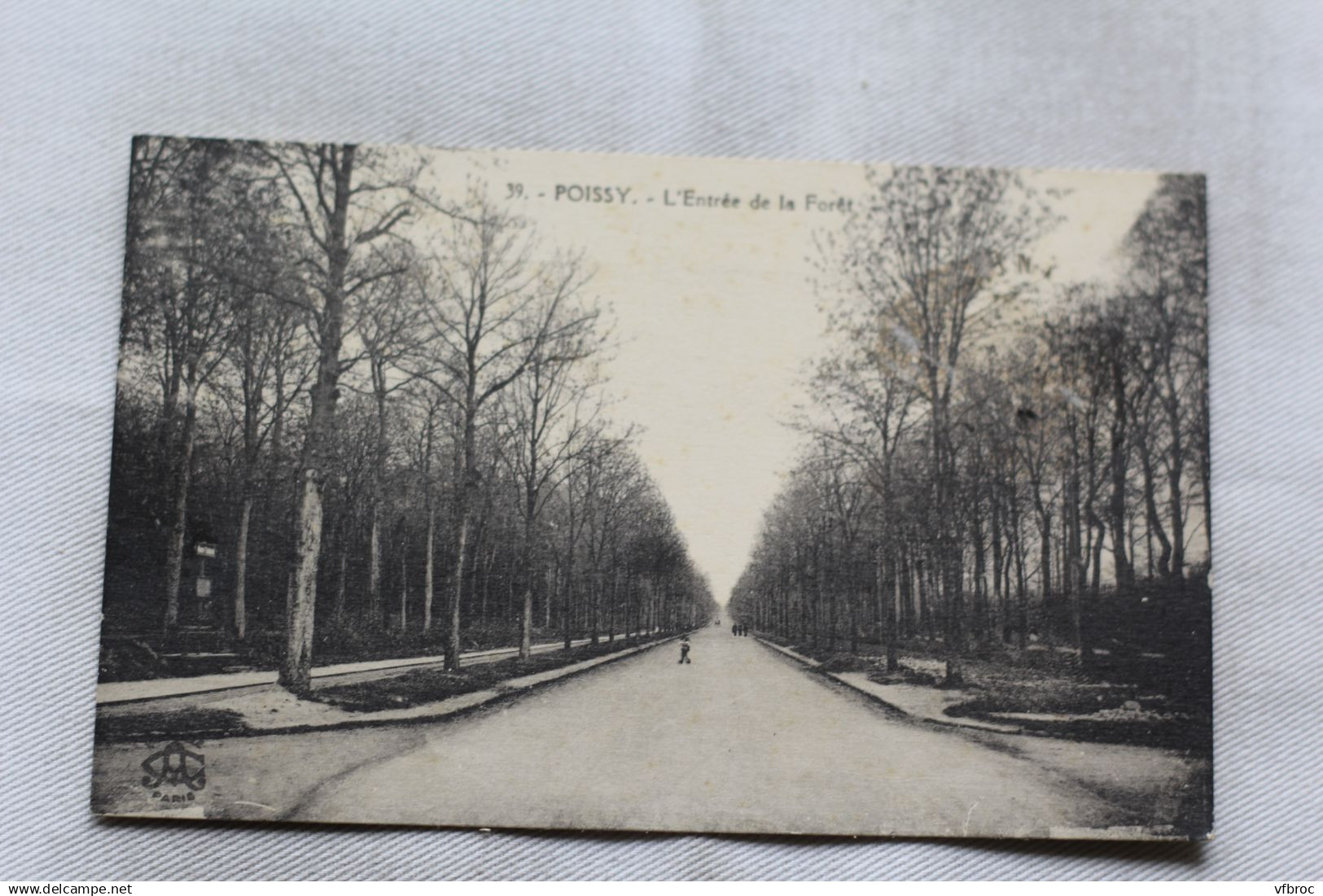 Poissy, l'entrée de la forêt, Yvelines 78