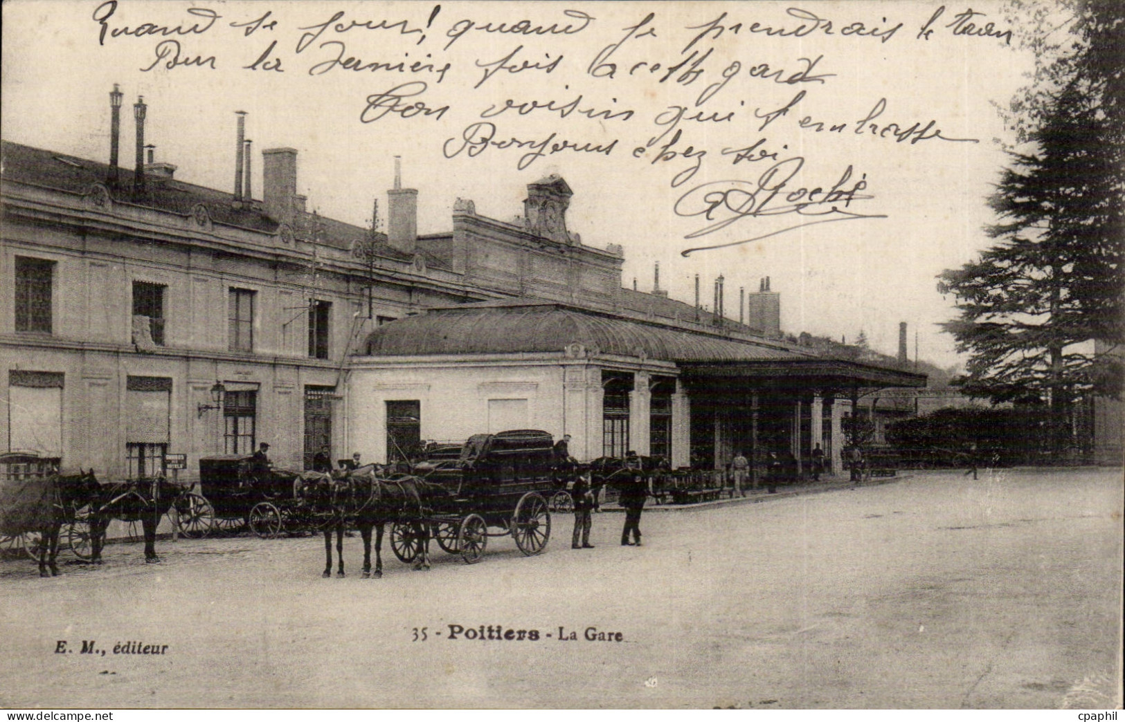 Poitiers - La Gare CPA