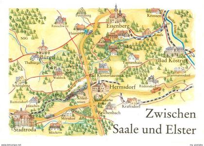 Hermsdorf Bad Panoramakarte