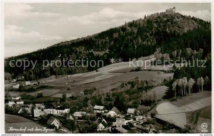 Hermsdorf Bad Riesengebirge PL Hermsdorf mit dem Kynast