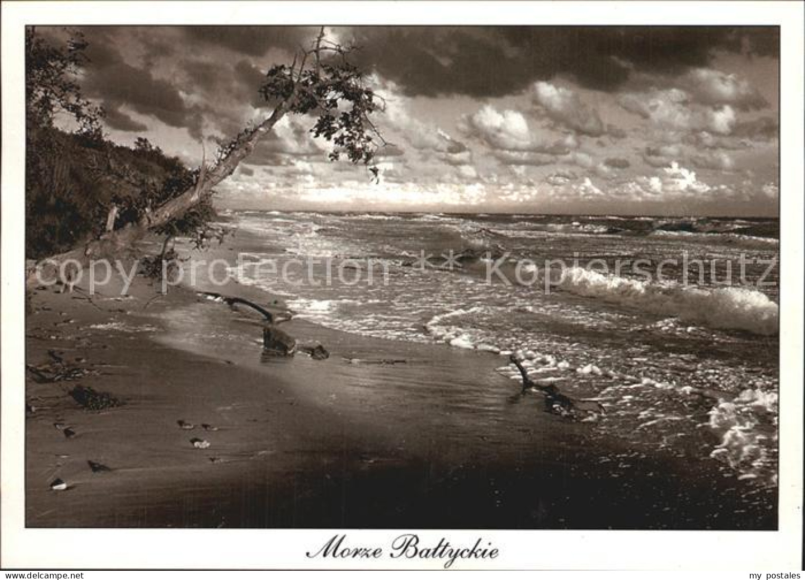 Polen Njemska Ostsee Abendstimmung
