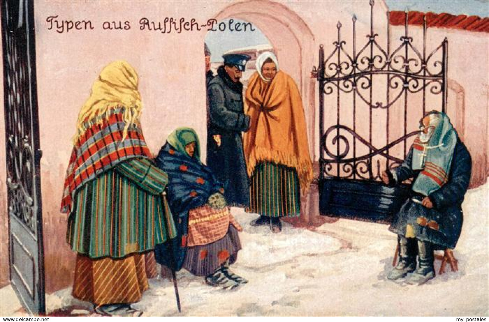 Polen Poland Typen aus Russisch Polen