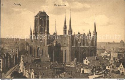 Danzig Westpreussen Marienkirche