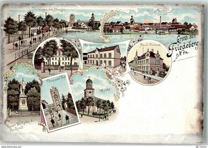 Friedeberg Neumark Strzelce Krajenskie Lithographie Denkmal Kaiser Wilhe... - 13657252